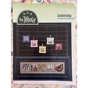 The Trilogy Summer Cross Stitch SUMMEROLOGY Sailboat USA Watermelon Patterns